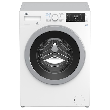 Beko HTV8733XS0 — mașină de spălat rufe cu uscător, spălare 8 kg și uscare 5 kg, clasă energetică A