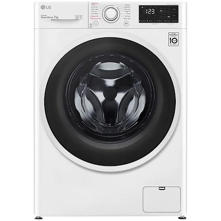 LG F2WV3S7AIDD Slim — mașină de spălat îngustă pentru spații mici, cu motor AI Direct Drive