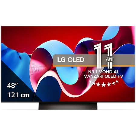LG OLED evo 48C42LA — cel mai bun televizor OLED 4K ieftin de 48 inch pentru gaming